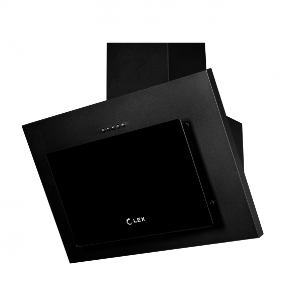 Наклонная кухонная вытяжка LEX Mika 600 Black