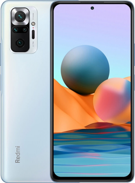 Смартфон Xiaomi Redmi Note 10 Pro NFC 8/128 ГБ Global, голубой лед