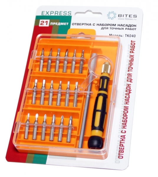5BITES TK040 EXPRESS для точных работ (21 предмет)