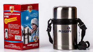 PENGUIN из нержавеющей стали с широким горлом ВК-100А , 0,8л