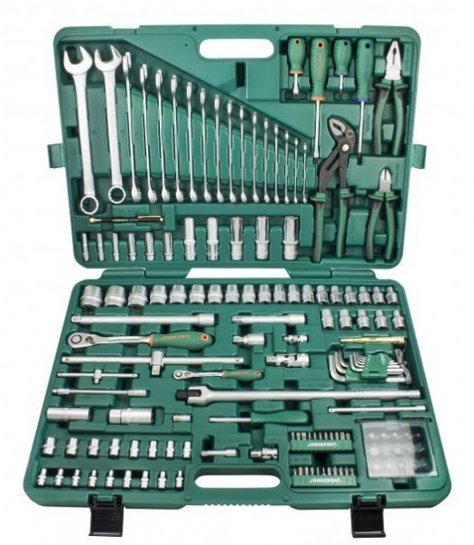 JONNESWAY S04H524142S Набор инструмента универсальный 1/4", 1/2"DR, 142 предмета
