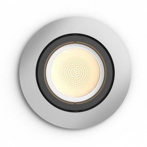 Встраиваемый светильник Philips Hue White and Color Ambiance Centura серебристый (929003047401)