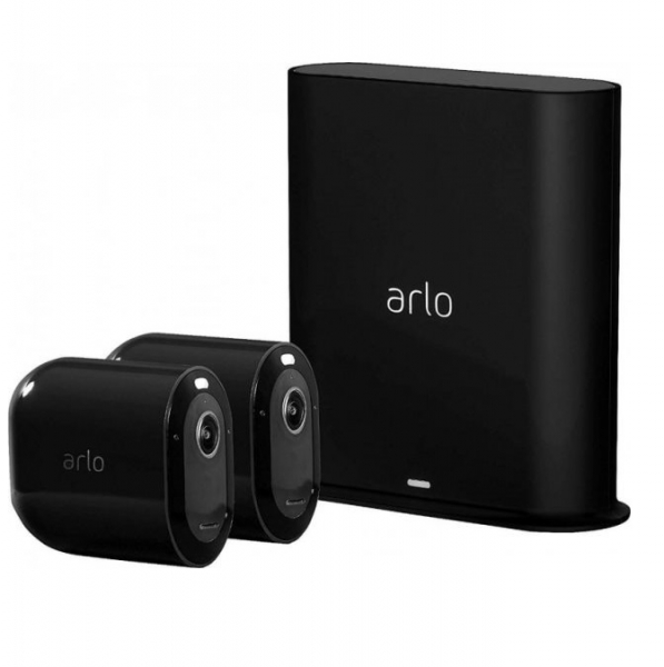 Комплект видеонаблюдения Netgear Arlo Pro 3 2K QHD Wire-Free Security 2-Camera System (VMS4240B-100EUS) Черные