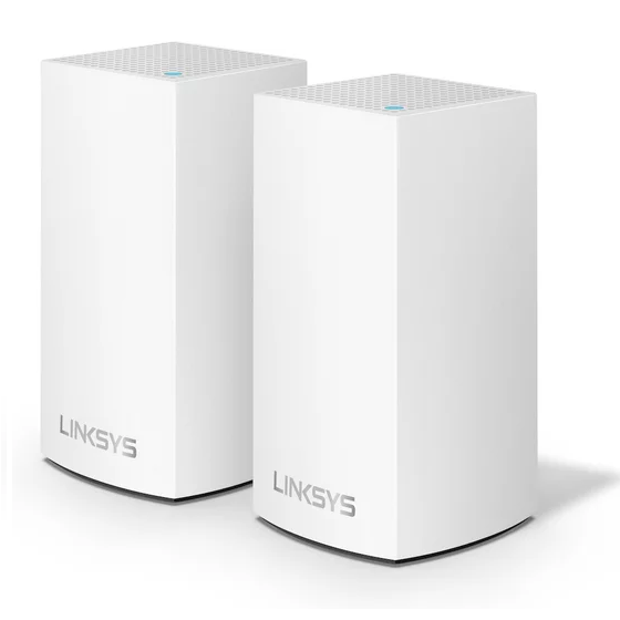 Комплект беспроводных роутеров Linksys MX10600 Velop Whole Home Intelligent Mesh WiFi 6 (AX) System 2-pack (MX10600-EU)