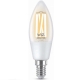 Умная лампочка WiZ E14 Wi-Fi 2700-6500 К 470 Lm (929002418901) прозрачное стекло