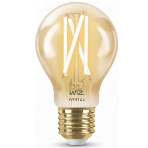 Умная лампочка WiZ E27 Wi-Fi 2000-5000 К 640 Lm (929002417201) желтое стекло