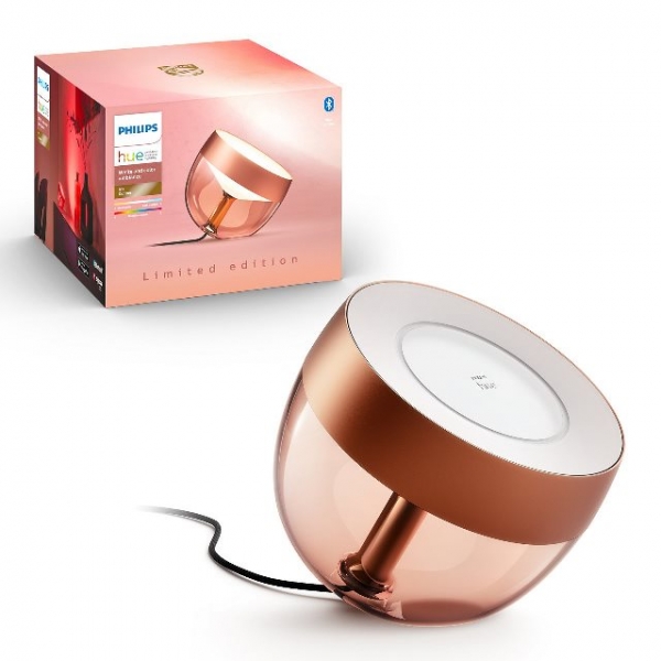 Настольная лампа Philips Hue Iris Copper 8.1 Вт Limited Edition Bluetooth (929002376801)