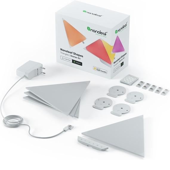 Стартовый набор Nanoleaf Shapes Triangles 4 панели (NL47-2002TW-4PK)