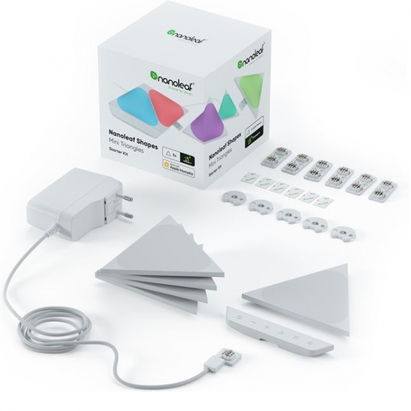 Стартовый набор Nanoleaf Shapes Mini Triangles 5 панелей (NL48-5002TW-5PK)