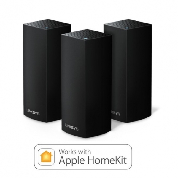 Комплект роутеров Linksys Velop AC6600 Mesh Wi-Fi System 3 шт Черный WHW0303B