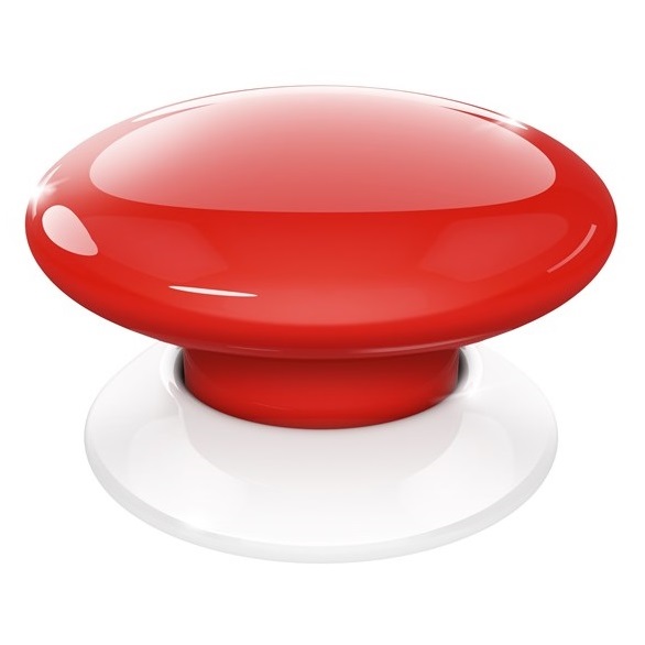 Кнопка управления Fibaro The Button для Apple HomeKit (FGBHPB-101-1) красная