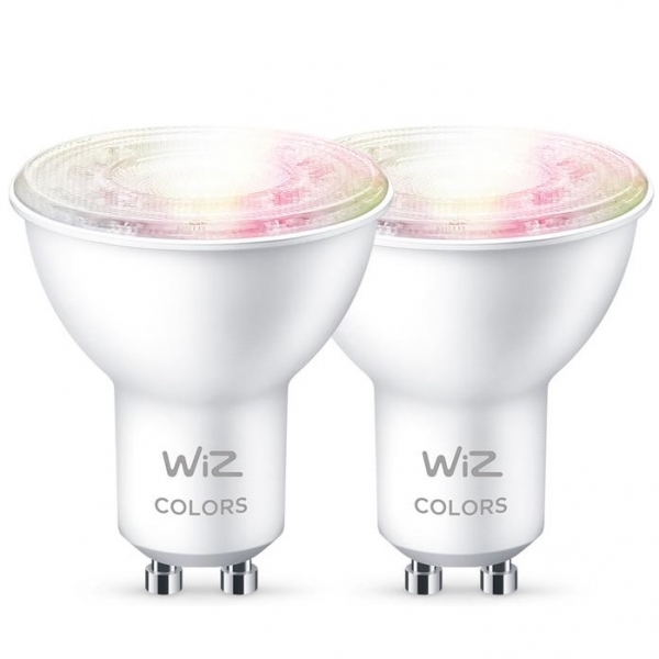 Умная лампа WiZ GU10 RGBW Wi-Fi 345 лм 2 шт (929002448432)