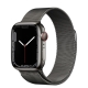 Умные часы Apple Watch Series 7 GPS + Cellular 41 мм Graphite Stainless Steel Case with Milanese Loop (MKJ23FD/A)
