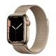 Умные часы Apple Watch Series 7 GPS + Cellular 41 мм Gold Stainless Steel Case with Milanese Loop (MKJ03FD/A)
