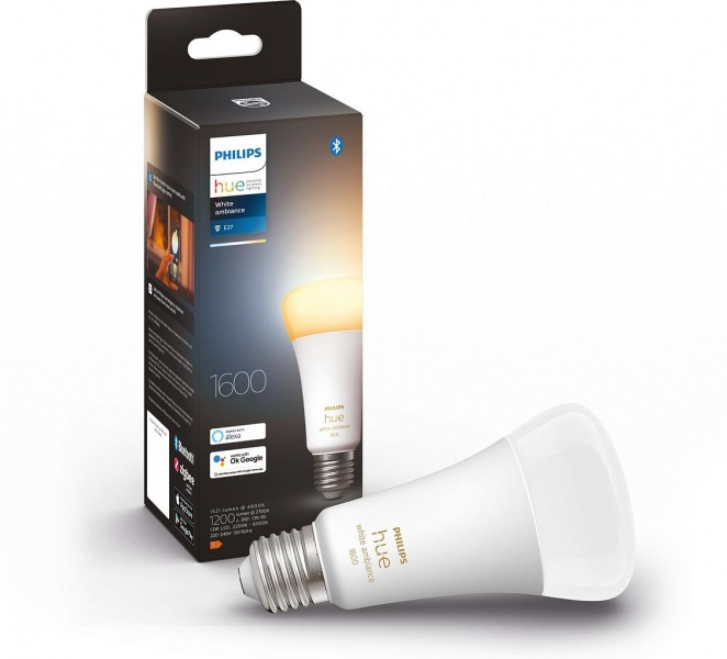 Умная лампа Philips Hue White Ambiance E27 A60 13Вт 1520Лм (929002471901)