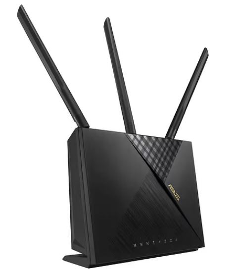 Wi-Fi роутер ASUS 4G-AX56 черный (90IG06G0-MO3110)