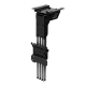 ONKRON потолочный кронштейн для телевизора 10”- 40" складывающийся CR1S чёрный
