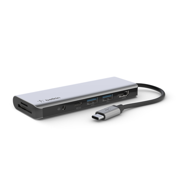 Адаптер Belkin CONNECT Usb-C 7-в-1 (AVC009btSGY)