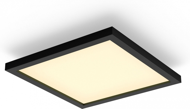 Умный потолочный светильник Philips Hue Aurelle white ambiance Bluetooth 1940 лм 30х30 см с диммером черный (929003597801)
