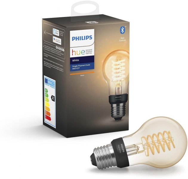 Умная лампа Philips Hue Filament White Bluetooth E27 9Вт 2100К A60  (929003051401)