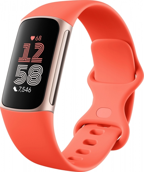 Умный браслет Fitbit Charge 6 оранжевый (GA05184-GB)