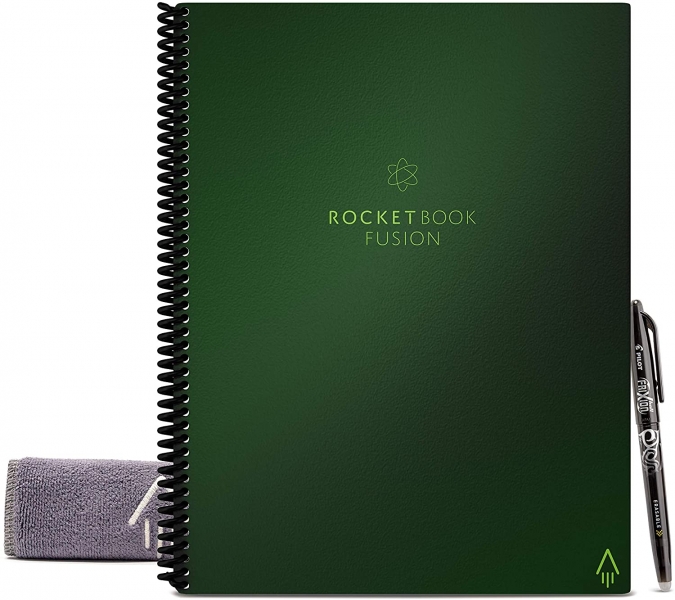 Интеллектуальный блокнот Rocketbook Fusion Letter Green A4 (EVRF-L-K-CKG)