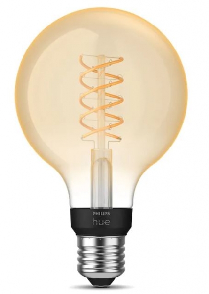 Умная лампа Philips Hue Filament Globe White Bluetooth E27 7Вт 2100К G93 (929003051901)