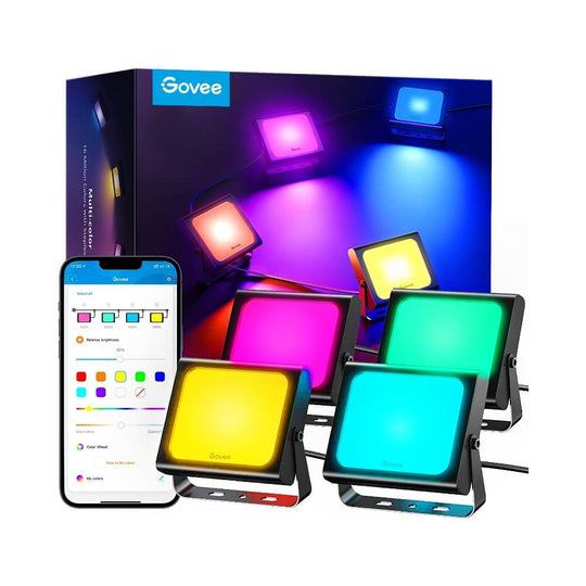 Умная уличная подсветка Govee RGBICWW LED Smart Flood Lights 4 pack (H7060)