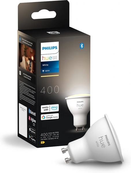 Умная лампа Philips Hue White Bluetooth GU10 4.2 Вт 1шт (929003666901)