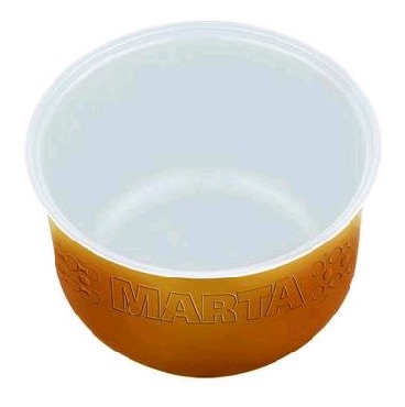 MARTA MT-MC3121 ceramic чаша для мультиварки белый