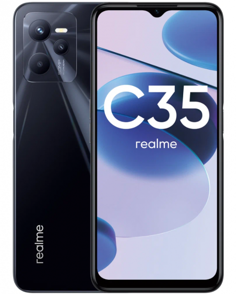 Смартфон realme C35 4/128 ГБ RU Dual nano SIM черный