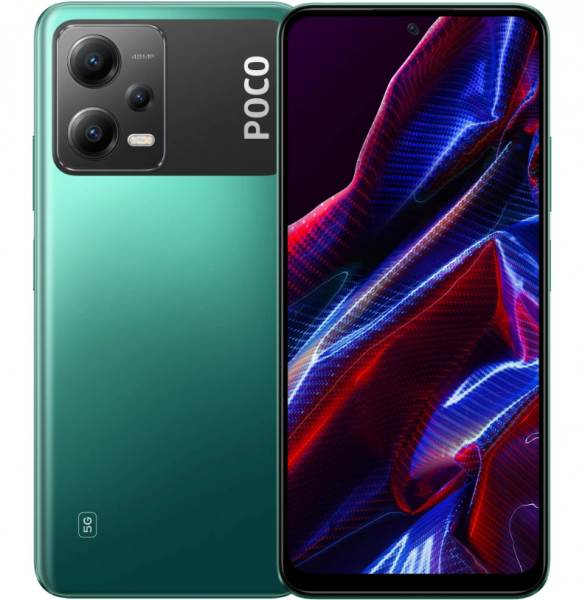 Смартфон Xiaomi POCO X5 5G 6/128 ГБ RU, Dual nano SIM, зеленый