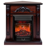 Электрокамин Anita Corner AO с очагом Majestic Lux Black RC
