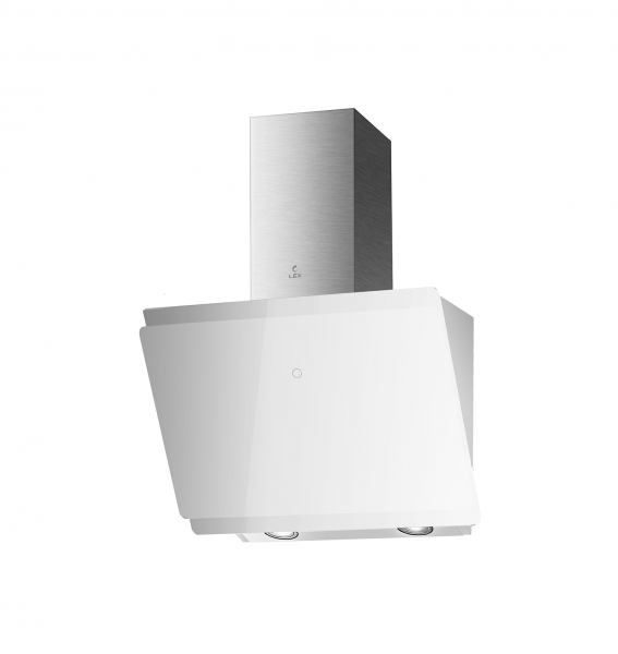 Наклонная кухонная вытяжка LEX FURIA 600 WHITE