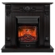 Электрокамин Ottawa DN с очагом Majestic Lux Black