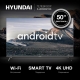 HYUNDAI H-LED50BU7006 Android UHD SMART Безрамочный