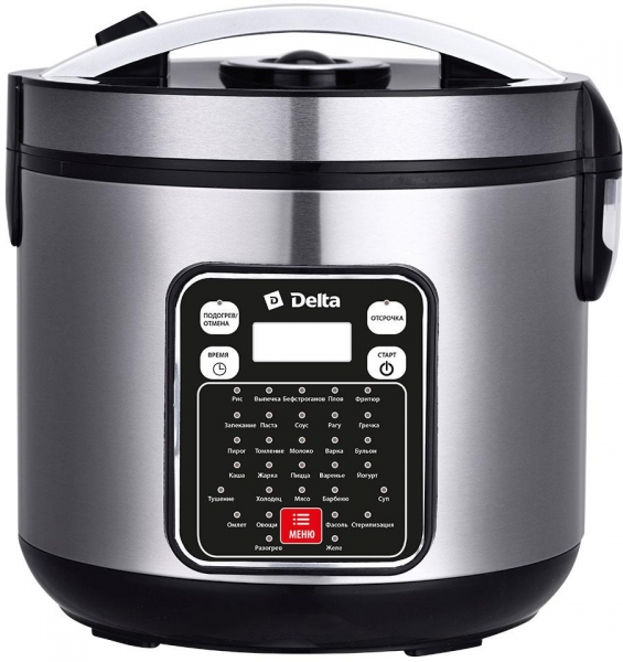 DELTA DL-6528 черная: 900 Вт,5л, 31 ПРОГРАММА (4)