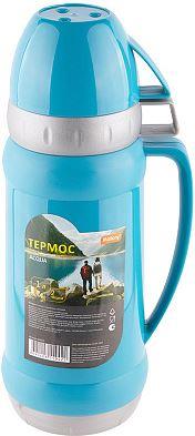 MALLONY Термос в пластиковом корпусе со стеклянной колбой ACQUA, 1,0 л (2 чашки) (008239)