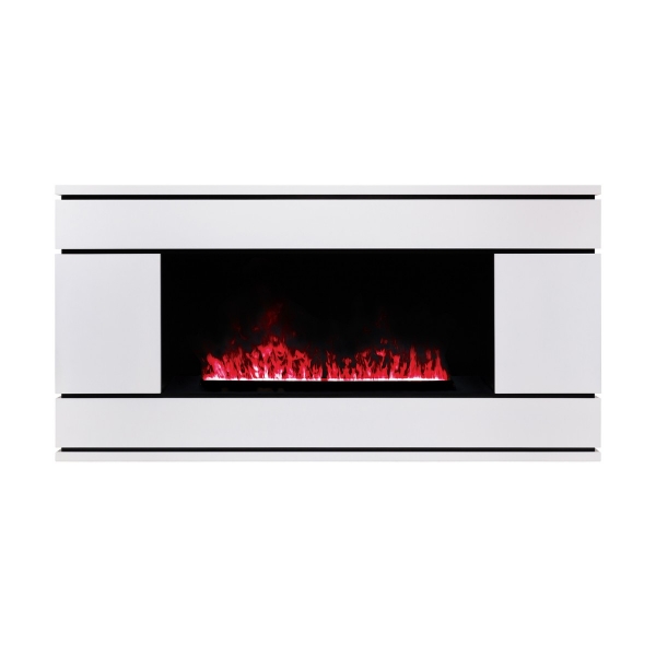 Электрокамин Vega CST1000 WT с очагом 3D Cassette 1000 LED RGB
