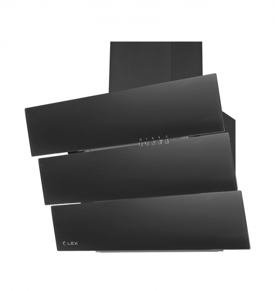 Вытяжка кухонная наклонная LEX RIO G 600 Black