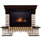 Электрокамин Country 26 AO с очагом 3D Cassette 630 Black Panel