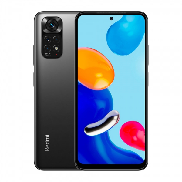 Смартфон Xiaomi Redmi Note 11 4/64 ГБ RU, Dual SIM (nano-SIM), серый графит