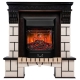 Электрокамин RealFlame Stone AO с очагом Majestic Lux Black
